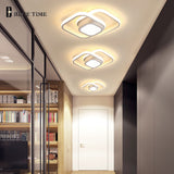 Black&amp;White Modern Led Chandelier Luminaires Indoor Ceiling Chandelier For Living room Bedroom Kitchen Corridor Light Aluminum