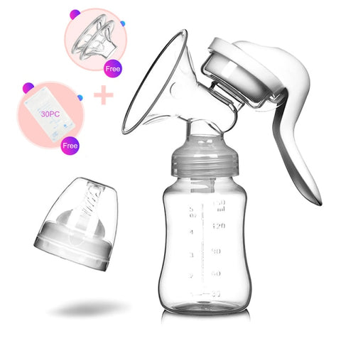 Breast Pump Baby Nipple Manual Suction  Milk Pump Feeding Breasts Pumps Milk Bottle Sucking Postpartum Supplies Accessories