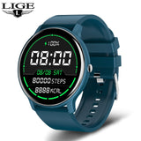 LIGE 2021 New Fashion Ladies Smart Watch Full Screen Touch IP68 Waterproof Heart Rate Monitoring Women&#39;s Watches For Android IOS