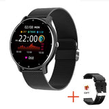 LIGE 2021 New Fashion Ladies Smart Watch Full Screen Touch IP68 Waterproof Heart Rate Monitoring Women&#39;s Watches For Android IOS