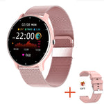 LIGE 2021 New Fashion Ladies Smart Watch Full Screen Touch IP68 Waterproof Heart Rate Monitoring Women&#39;s Watches For Android IOS