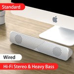 TV Soundbar Computer Speakers Wired Wireless Bluetooth Speaker Home Theater AUX Bass Subwoofer Sound Bar Desktop barra de sonido