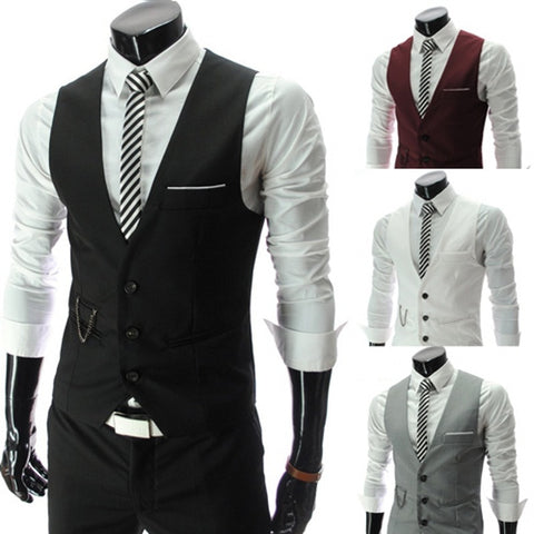 2021 Brand Suit Vest Men Jacket Sleeveless Vintage Vest Fashion Spring Autumn Plus Size Waistcoat Chaleco Traje Hombre Wedding