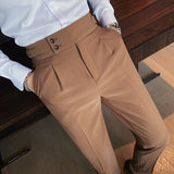 Men&#39;s  Suit Pants Spring Suit pants Fashion Casual Slim Business Suit Pants Men&#39;s Wedding Party Work Pants Classic Large Size 36