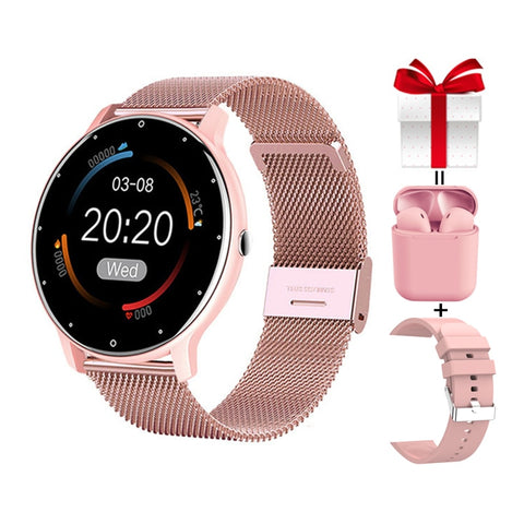 Women&#39;s smart watches Real-Time Weather Forecast Activity Tracker Whatsapp Notification Reminder IP67 Waterproof Smartwatches