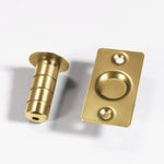 KAK Brass Door Stops Heavy Duty Door Holder Magnetic Invisible Door Stopper Catch Hidden Stainless Steel Door Stop Hardware