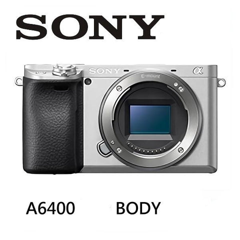 New Sony Alpha a6400 Mirrorless Digital Camera Body Only 4K Wi-Fi - Silver