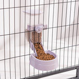 Automatic Pet Bowls Cage Hanging Feeder Pet Water Bottle Food Container Dispenser Bowl For Puppy Cats Rabbit Pet Feeding Product