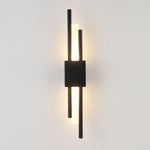 Modern Stylish Bronze Gold And Black 50cm Pipe LED Wall Lamp For Living Room Hallway Corridor Bedroom Sconces Light Fixture