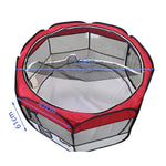 Waterproof Pet Portable Fashion Open Indoor / Outdoor Small Animal Cage Game Playground Fence Folding Crat Playpen Pet Products