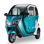 High Speed Luxury Adult Electric Tricycle Solar Mini Car Mobility Scooter Electric Vehicle With 3 People Seats Capacity