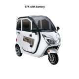 High Speed Luxury Adult Electric Tricycle Solar Mini Car Mobility Scooter Electric Vehicle With 3 People Seats Capacity