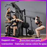 Three-person standing fitness equipment multifunctional sports fitness equipment set combination comprehensive training device