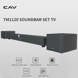 CAV TM1120 Soundbar Set for TV Audio Home Theater Sound System 3.1 Subwoofer music Center