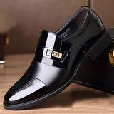 Fashion Business Dress Men Shoes Formal Slip On Dress Shoes Men Oxfords Footwear High Quality Leather Shoes For Men