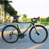 Light Weight Siruro 2  Road Bike Bicycles Bend Handle Bar Aluminum Alloy Racing Disc Brake Bikes 18 Speed City Road Bicycle