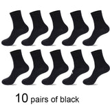 2021 Brand New Men&#39;s Cotton Socks Black Business Casual Breathable Spring Autumn Male Crew Socks Meias Hot Sale Sokken Size38-45