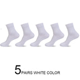 2021 Brand New Men&#39;s Cotton Socks Black Business Casual Breathable Spring Autumn Male Crew Socks Meias Hot Sale Sokken Size38-45