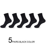 2021 Brand New Men&#39;s Cotton Socks Black Business Casual Breathable Spring Autumn Male Crew Socks Meias Hot Sale Sokken Size38-45