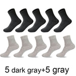 2021 Brand New Men&#39;s Cotton Socks Black Business Casual Breathable Spring Autumn Male Crew Socks Meias Hot Sale Sokken Size38-45