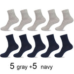 2021 Brand New Men&#39;s Cotton Socks Black Business Casual Breathable Spring Autumn Male Crew Socks Meias Hot Sale Sokken Size38-45