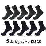 2021 Brand New Men&#39;s Cotton Socks Black Business Casual Breathable Spring Autumn Male Crew Socks Meias Hot Sale Sokken Size38-45