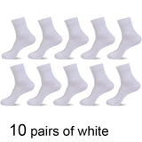 2021 Brand New Men&#39;s Cotton Socks Black Business Casual Breathable Spring Autumn Male Crew Socks Meias Hot Sale Sokken Size38-45