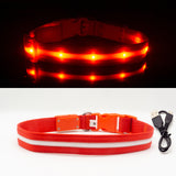 IPX7 Waterproof LED Dog Collar Christmas USB Charging Collar For Dogs Puppies Anti-Lost lead Pet Products Dog Accessories