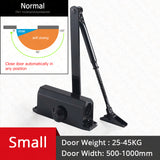 KAK Automatic Door Closer 2 Spring Hydraulic Buffer Adjustable Door Stopper Speed Mute Closing For 25 to 80KG Door Hardware