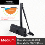 KAK Automatic Door Closer 2 Spring Hydraulic Buffer Adjustable Door Stopper Speed Mute Closing For 25 to 80KG Door Hardware