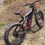 26inch fat bicycle 48v750w bafang motor electric mountain bike 4.0 snow tire carbon fiber All Terrains fat ebike Shoulder shock
