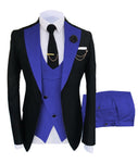 New Costume Homme Popular Clothing Luxury Party Stage Men&#39;s Suit Groomsmen Regular Fit Tuxedo 3 Peice Set Jacket+Trousers+Vest