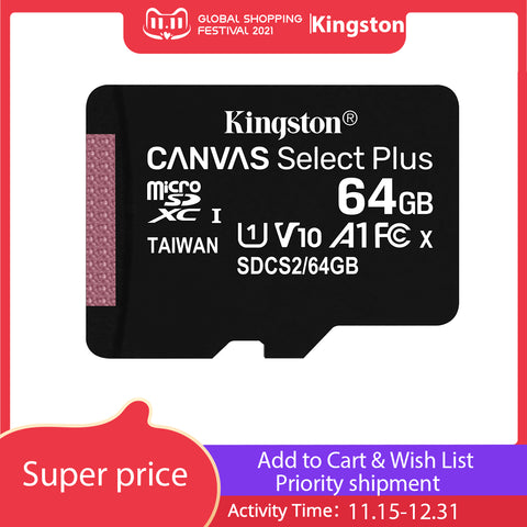 Kingston Class 10 Micro SD Card 16GB 32GB MicroSDHC Memory Card 8GB Class 4  Micro SD Card UHS-I TF Card MicroSD 64GB MicroSDXC