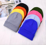 Winter Hats for Unisex New Beanies Knitted Solid Cute Hat Lady Autumn Female Beanie Caps Warmer Bonnet Men Casual Cap Wholesale