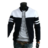 New Trend Fashion Men&#39;s Jacket Comfortable Top Zipper Faux Leather Stand-up Collar Long Sleeve Jacket Coats куртка мужская