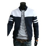 New Trend Fashion Men&#39;s Jacket Comfortable Top Zipper Faux Leather Stand-up Collar Long Sleeve Jacket Coats куртка мужская