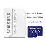 SAMSUNG Memory Card EVO Plus Micro SD 64GB Class 10 U1 MicroSD Card C10 UHS-I Trans Flash 128GB 256GB 512GB U3 4K Micro SDXC