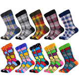 New Men&#39;s Socks Casual Business Dress High Quality Happy Combed Cotton Socks Fashion Harajuku Plus Size Socks Gift