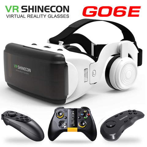 New VR glasses Shinecon Pro Virtual reality 3D VR glasses Goggle Cardboard headset virtual glasses for smart phones ios Android