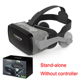 Headset Version Virtual Reality 3D Glasses Game Goggles Cardboard VR  Headphone Box for 4.7-6.53 Inch Screen Smartphone