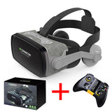 Headset Version Virtual Reality 3D Glasses Game Goggles Cardboard VR  Headphone Box for 4.7-6.53 Inch Screen Smartphone
