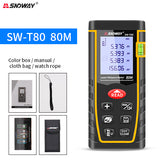 SNDWAY Laser Distance Meter High Precision 40M 50M 60M 70M 80M 100M 120M Laser Rangefinder Trena Measure Tape Construction Tools