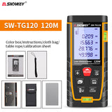 SNDWAY Laser Distance Meter High Precision 40M 50M 60M 70M 80M 100M 120M Laser Rangefinder Trena Measure Tape Construction Tools