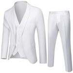 Business Suit Jacket Coat Blazers Trousers Waistcoat Men&#39;s Wedding Three Pieces Pants Vest Large Size Professional Suits