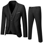 Business Suit Jacket Coat Blazers Trousers Waistcoat Men&#39;s Wedding Three Pieces Pants Vest Large Size Professional Suits