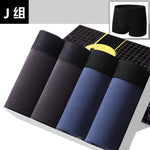 4pcs/Lot Men&#39;s Panties Underpants Cueca Boxers Underwear Cotton Thermal for Man Breathable Homme Sexy Soft Male Shorts