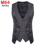 Herringbone Tweed Mens Waistcoat Formal Business Casual Slim Fit Vests for Men Retro British Style Gentleman Men Suit Vest Gilet