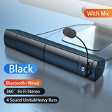 USB Computer Speakers PC Speaker Bluetooth Soundbar With Microphone Altavoces Desktop Sound Bar Music Boombox Home Theater
