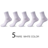 HSS 2022 High Quality Casual Men&#39;s Business Socks Summer Winter Cotton Socks Quick Drying Black White Long Sock Plus Size US7-14