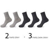 HSS 2022 High Quality Casual Men&#39;s Business Socks Summer Winter Cotton Socks Quick Drying Black White Long Sock Plus Size US7-14